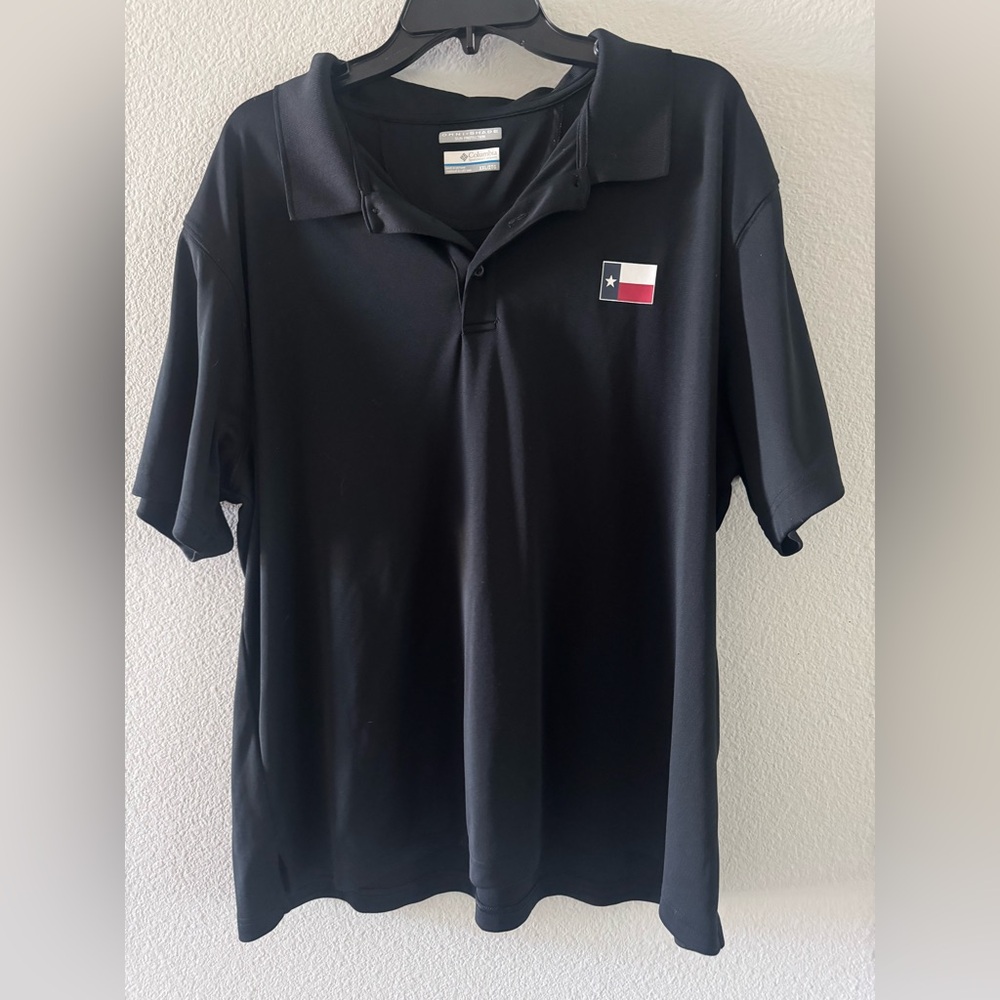 Columbia Black Texas Polo 2XL
